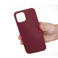 Liquid maskica za iPhone 13, silikonska, bordo crvena
