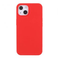 Liquid maskica za iPhone 13, silikonska, crvena