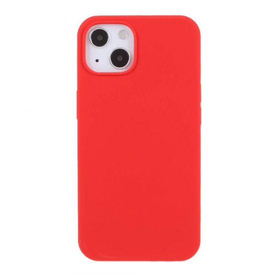 Liquid maskica za iPhone 13, silikonska, crvena