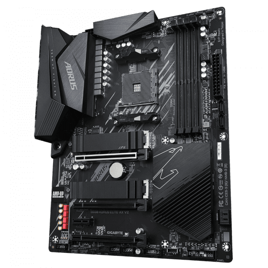 Gigabyte B550 Aorus Elite AX V2 matična ploča, DDR4, SATA3, USB 3,2 Gen 2, DP, 2.5GbE, WIFI, AM4 ATX