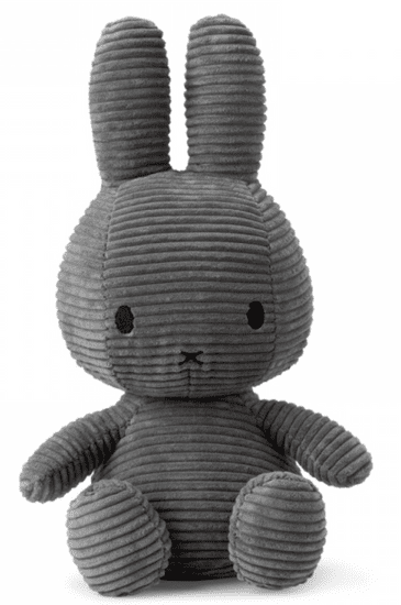Bon Ton Toys Miffy Corduroy zeko mekana igračka, 50 cm, siva