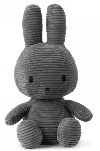  BON-TON-TOYS Miffy Corduroy zeko mekana igračka, 50 cm, siva 