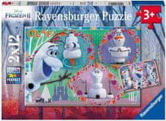 Ravensburger Frozen 2 Olaf slagalica, 2x12 dijelova