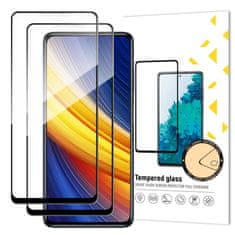 MG Full Glue 2x zaštitno staklo za Samsung Galaxy A72 4G, crno