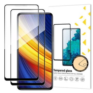 MG Full Glue 2x zaštitno staklo za Samsung Galaxy A72 4G, crno