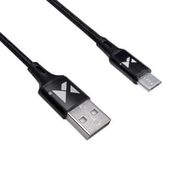 MG kabel USB / micro USB 2.4A 2m, crno