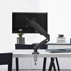 Uvi Desk VESA nosač s plinskom oprugom za jedan monitor, od 43,18 cm (17) do 81,28 cm (32) (UVIDVGSSM)