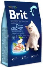 Brit Nature Cat hrana za mačke Kitten Chicken 8 kg