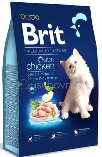 Brit Nature Cat hrana za mačke Kitten Chicken 8 kg