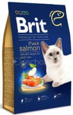 Brit Nature Cat hrana za mačke Adult Salmon 8 kg