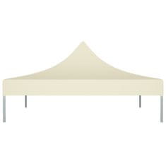 Vidaxl Krov za šator za zabave 2 x 2 m krem 270 g/m²