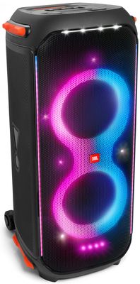 super zvučnik JBL Partybox 710, solidan zvuk, zabavni zvučni sustav, tehnologija Bluetooth, AUX ulaz, USB ulaz, svjetlosni efekti, kotači, ručka, napajanje iz mreže, USB punjenje, funkcija karaoke 