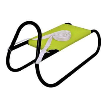 Rulyt metalne sanjke, 62 cm, zeleno-crne