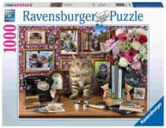 Ravensburger Mačka na radnom stolu slagalica, 1000 dijelova