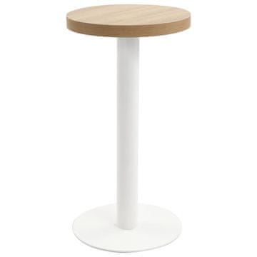 Vidaxl Bistro stol svjetlosmeđi 40 cm MDF