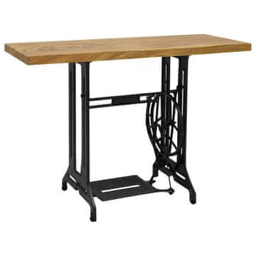 Vidaxl Konzolni stol s postoljem za šivaći stroj 110x40x75 cm