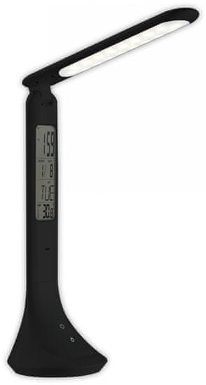 Avide LED stolna svjetiljka, 5 W, kalendar, punjiva, crna