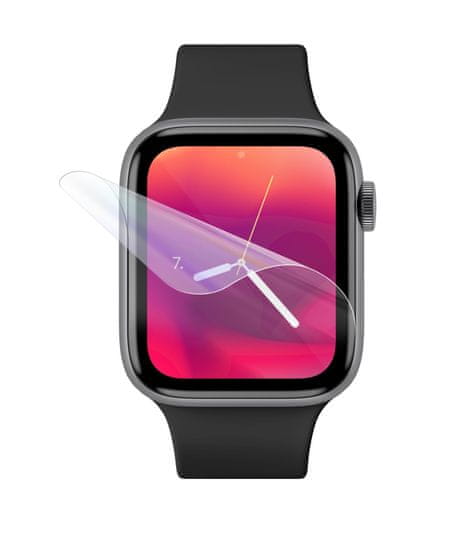 FIXED TPU zaštitna folija Invisible Protector za Apple Watch 45 mm, 2 komada (FIXIP-818)