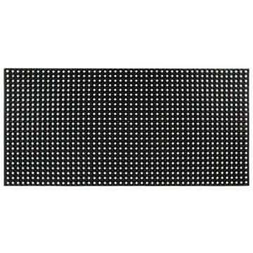 Vidaxl Gumena prostirka, Otirač za vrata, 16 mm, 100 x 150 cm