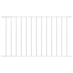 Vidaxl Ogradni panel od čelika s praškastim premazom 1,63x0,75 m Bijeli