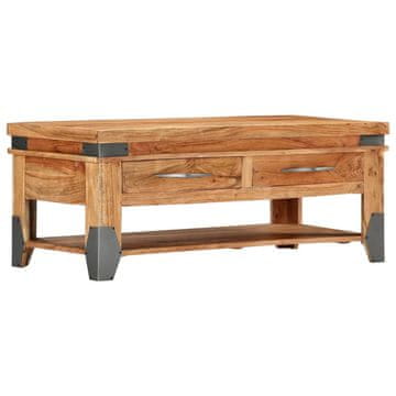 Vidaxl Klub stolić 110 x 52 x 45 cm Masivno drvo akacije