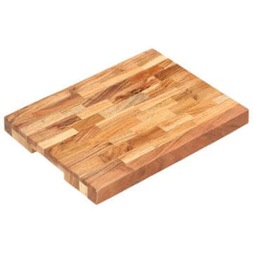 Vidaxl Daska za rezanje 40x30x4 cm Masivno drvo akacije