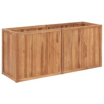 Vidaxl Povišena gredica 150x50x70 cm, masivno tikovino drvo