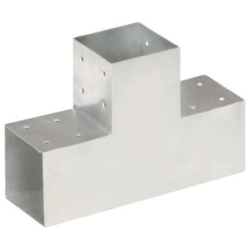 Vidaxl T-spoj od pocinčanog metala 101x101 mm