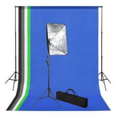 Vidaxl Studio komplet sa softboxom i pozadinama
