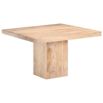 Vidaxl Blagovaonski stol 120x120x77 cm Masivno drvo manga