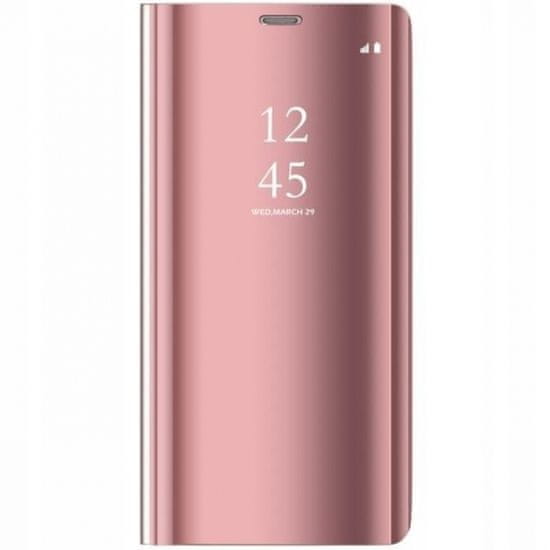 Clear View maskica za LG K42 / LG K52, preklopna, roza