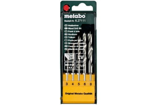 Metabo set svrdla za drvo, 5-dijelni (627111000)