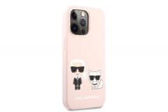 Karl Lagerfeld Full Bodies maskica za iPhone 13 Mini, silikonska zaštita, roza (KLHCP13SSSKCI )