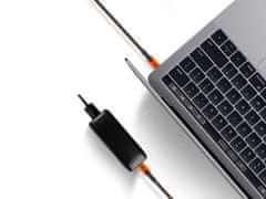 Xtorm Xtreme podatkovni kabel, USB-C u Lightning, kevlar, 1.5 m, crno-narančasti (CXX003)