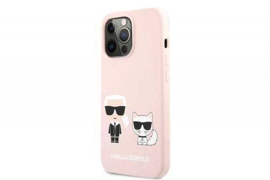 Karl Lagerfeld Full Bodies maskica za iPhone 13 Pro Max, silikonska zaštita, ružičasta (KLHCP13XSSKCI)