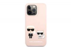 Karl Lagerfeld Full Bodies maskica za iPhone 13 Pro Max, silikonska zaštita, ružičasta (KLHCP13XSSKCI)