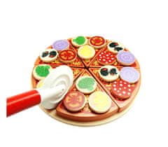 Aga4Kids Drvena pizza za rezanje