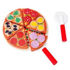 Aga4Kids Drvena pizza za rezanje