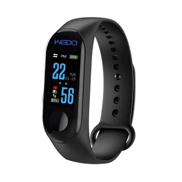 KEDO Kedo Smart narukvica, Bluetooth: 4.0, Android: 4.2, baterija: 90ma, Multi Touch, Black + Red