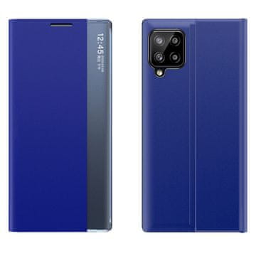 Case Maska Sleep Case s pametnim prozorom za Samsung Galaxy A22 4G plava