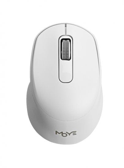 Moye OT-701 miš, bežični, putni, bijeli