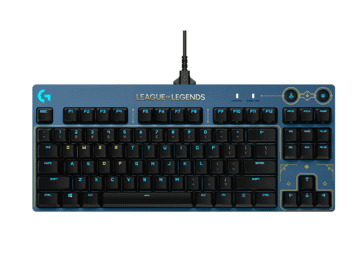 Logitech G PRO, GX Brown prekidači, USB, SLO, LOL Wave2 (920-010537)