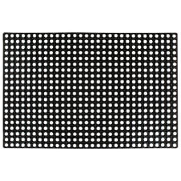 Vidaxl Gumena prostirka, Otirač za vrata, 16 mm, 80 x 120 cm