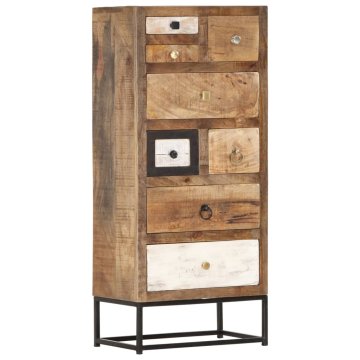 Vidaxl Komoda s ladicama, 45x30x105 cm, Masivno reciklirano drvo