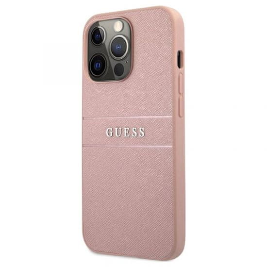 Guess maskica za iPhone 13 Pro, roza (GUHCP13LPSASBPI)
