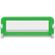 Vidaxl Sigurnosna ograda za dječji krevetić 102 x 42 cm zelena