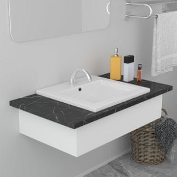 Vidaxl Ugradbeni umivaonik 42 x 39 x 18 cm Keramički Bijeli