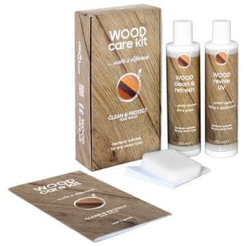 Vidaxl Komplet za njegu drva CARE KIT 2 x 250 ml