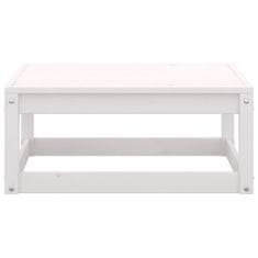 Vidaxl 2-dijelna vrtna garnitura s jastucima masivna borovina bijela