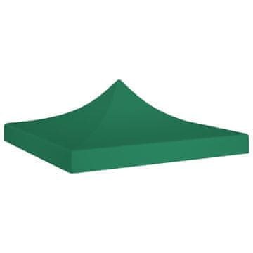 Vidaxl Krov za šator za zabave, 3 x 3 m, zeleni, 270 g/m²